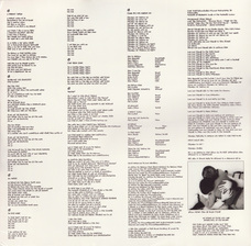 LP inner sleeve back, UK